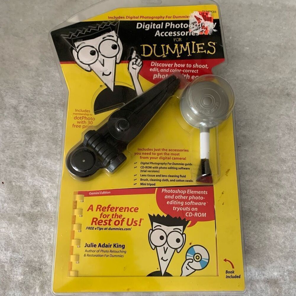 Digital Photography Accessories For Dummies *New*